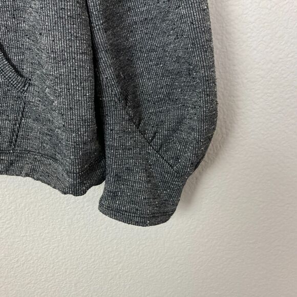 REI Women's Cowl Neck Sweatshirt Size M Gray Drawstring Waist Outdoor - Picture 4 of 5